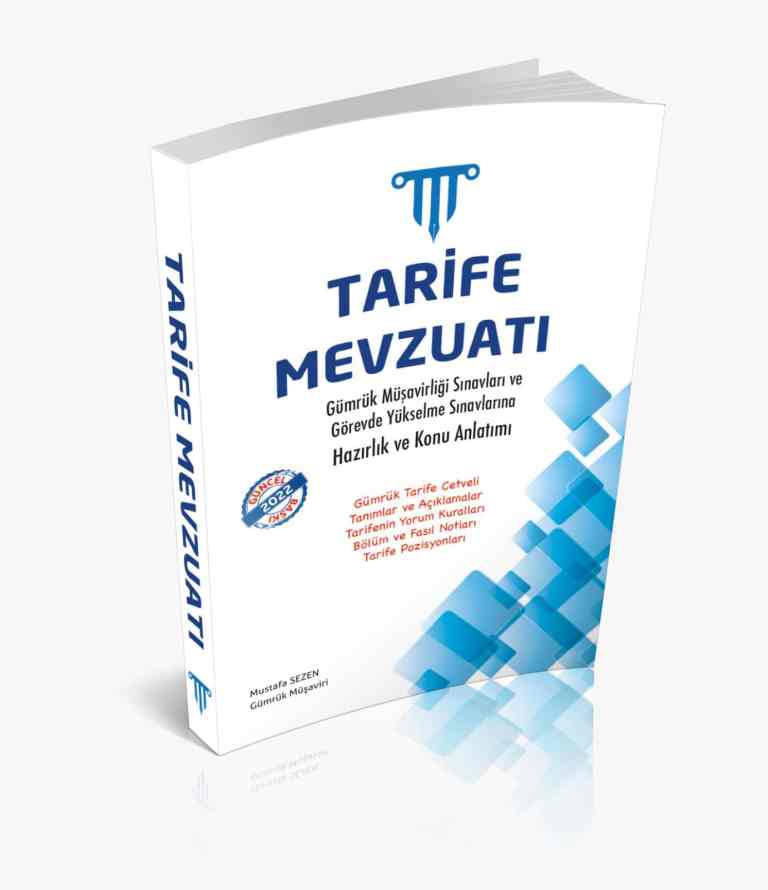 TARİFE MEVZUATI KİTABI (2022)
