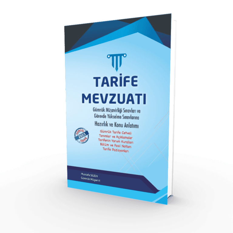 Tarife Mevzuatı Kitabı Güncel Baskısı Çıktı