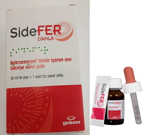 SİDEFER sıvı + toz takviye edici gıda seti – BTB eşya görseli